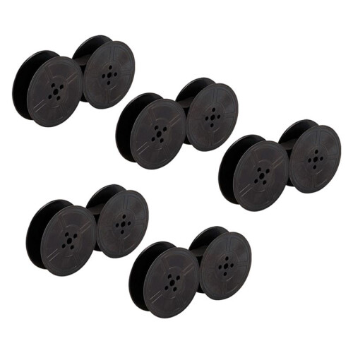 5Pcs Typewriter Ribbon Twin Spool Replacement Pack