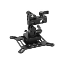 Adjustable for VESA Monitor Mount with Quick Release V-Lock to C- Stand Baby Pin Adapter Supports Monitors 13to 32inch