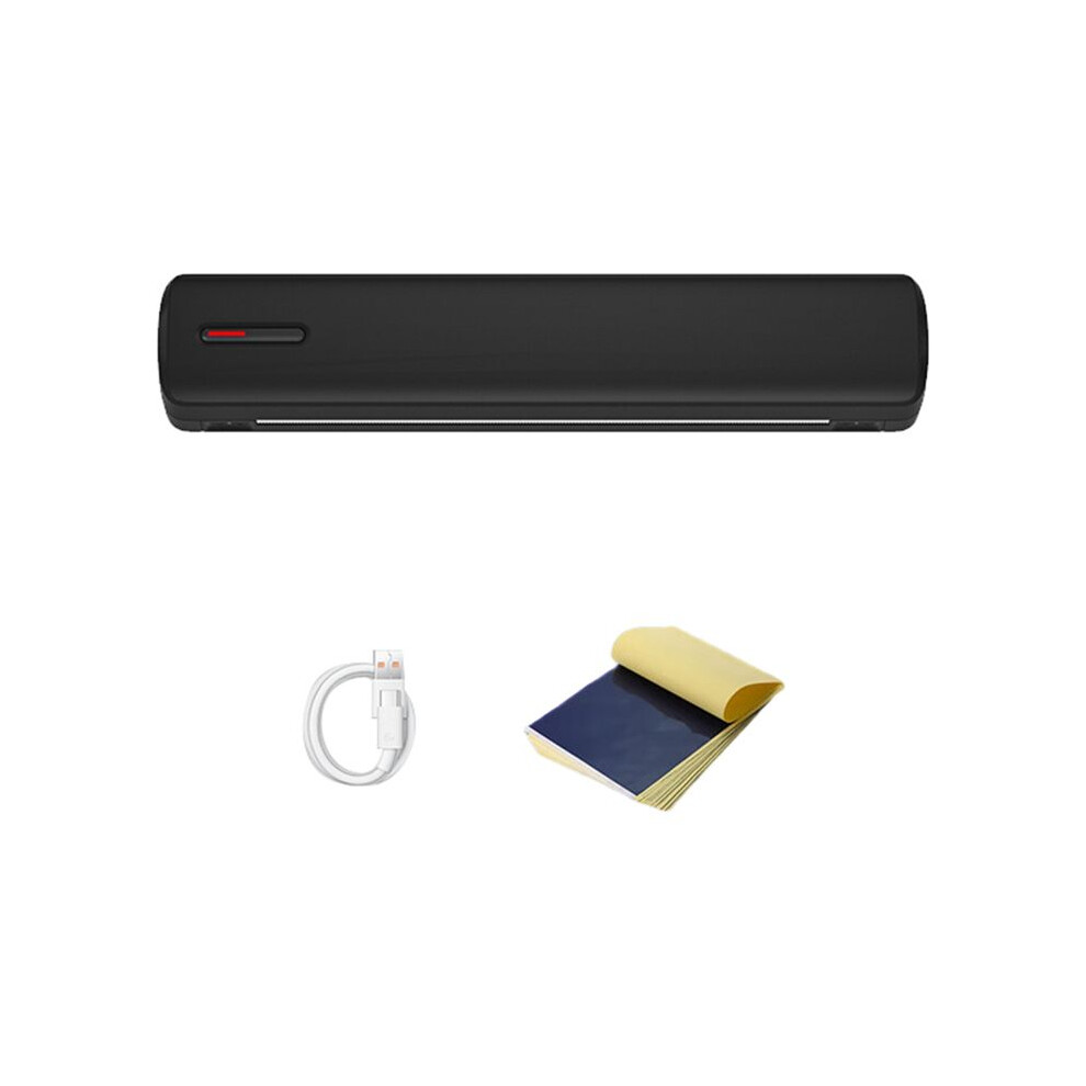 Black A4 Tattoo Printer Portable Wireless Stencil Printer Tattoo Transfer Thermal Copier Comes