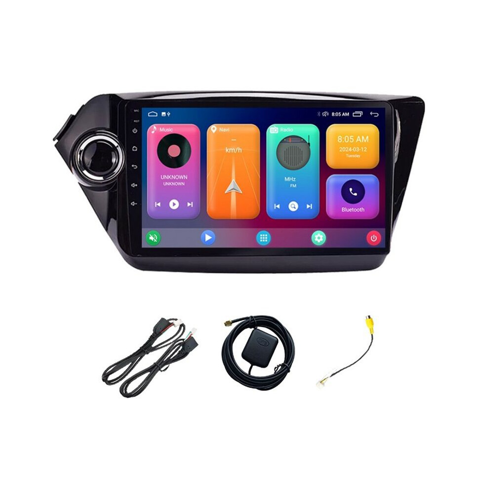 For Rio 3 2011-2017 Android 14 Carplay Android Auto 9In Car Radio Multimedia Video Player Navigation Wif Fm Bt 2+32G 6032656514239