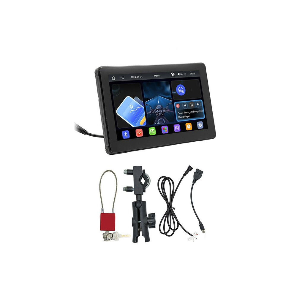 7 Inch Motorcycle Dash Camera Dvr Car Gps Navigator High-Definition Ips Screen Dual Carplay Car Mp5 Player 6032906924986