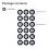 100Pcs 3D Scanner Markers 12mm for 3D Scanner, 3D Tracking Dots Reference Point Markers, Diffuse Reflection Markers 6