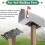 Mailbox Mounting Bracket,Universal Mounting Adapter Plate Fit 4x4 Wood or Hollow Posts for Most Post Mount Mailboxes 4