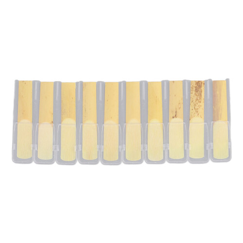 10PCS Professionelle Saxophonblätter 2,5 Stärke Bb 1