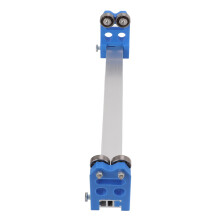 Aluminiumlegierung Bogenschießender Geradeausigkeitssensor für Pfeile 30cm Blau