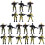 18 Pcs Model Movable 2