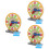 3Pcs Wooden Teaching Clock For Math And Time Learning 8