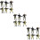 18 Pcs Model Movable 9
