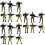 18 Pcs Model Movable 7