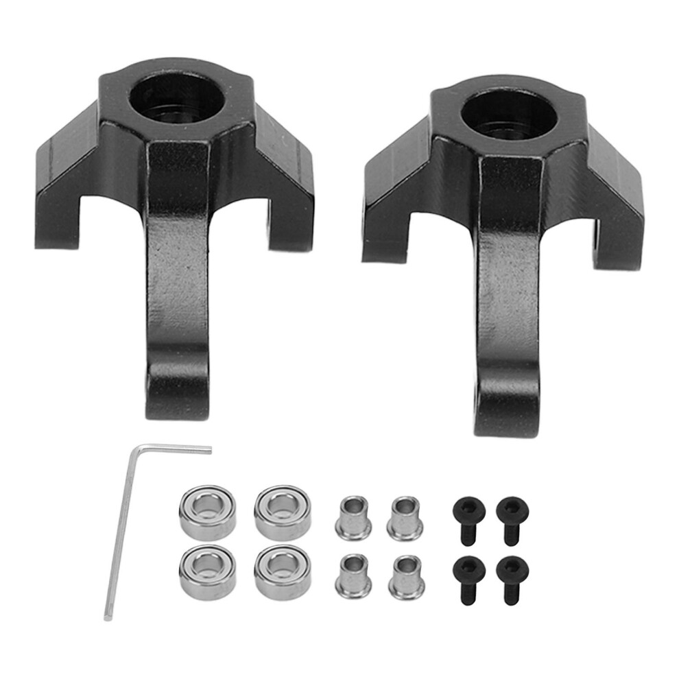 Aluminum Alloy Steering Cup For 1/24 Rc Car Hbx 2098B Black 4281376111071