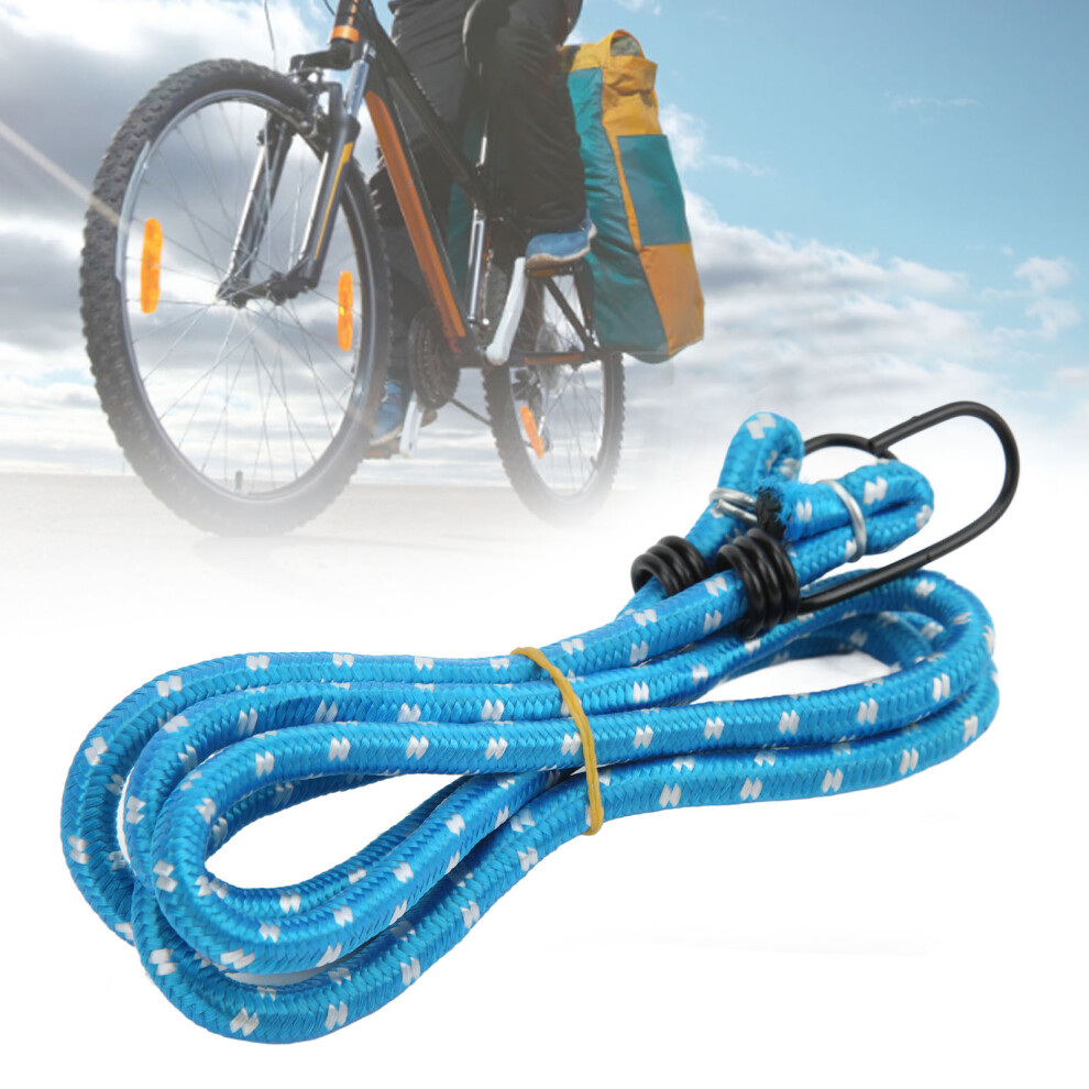 Blue Elastic Bungee Cords With Rust-Resistant Hooks For Luggage Racks 3401376112279