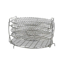 Five-Tier Dehydrator Rack for Ninja Foodi Grill, Versatile Dehydration Tool with Food Grade Safety Standards, Stainless Steel Air Fryer Accessory for