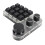 Teclado mecânico para jogos com switches vermelhos, teclado macro programável, design ergonômico com conectividade Bluetooth com fio e USB, e 3 5