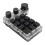 Teclado mecânico para jogos com switches vermelhos, teclado macro programável, design ergonômico com conectividade Bluetooth com fio e USB, e 3 4