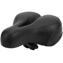 Mountainbike-Sattel, hohlgefrästes Design mit stoßdämpfender Technologie, komfortabler Mikrofaser-Ledersitz für Damen und Herren, verbessert