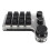 Teclado mecânico para jogos com switches vermelhos, teclado macro programável, design ergonômico com conectividade Bluetooth com fio e USB, e 3 6