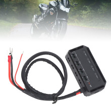 Bloc de fusibles pour moto 12V 20A avec indicateurs LED, Dimensions : 9,6 cm x 4,5 cm