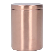Langlebiger Zahnstocherhalter aus Edelstahl, Roségold, 5,5 x 8 cm