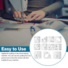 Series 5 Quilting Template Set: 11-Piece Acrylic Ruler for Easy Crafting