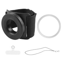 Stark Magnetisk Sugfäste Mobiltelefonhållare Handledsrem Arm Multifunktionell Roterande Cykelarmsrem