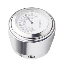 22-25 mm Motorraduhr Thermometer Temperaturanzeige Wasserdicht Moto Styling Zubehör Moto Lenker Weiß