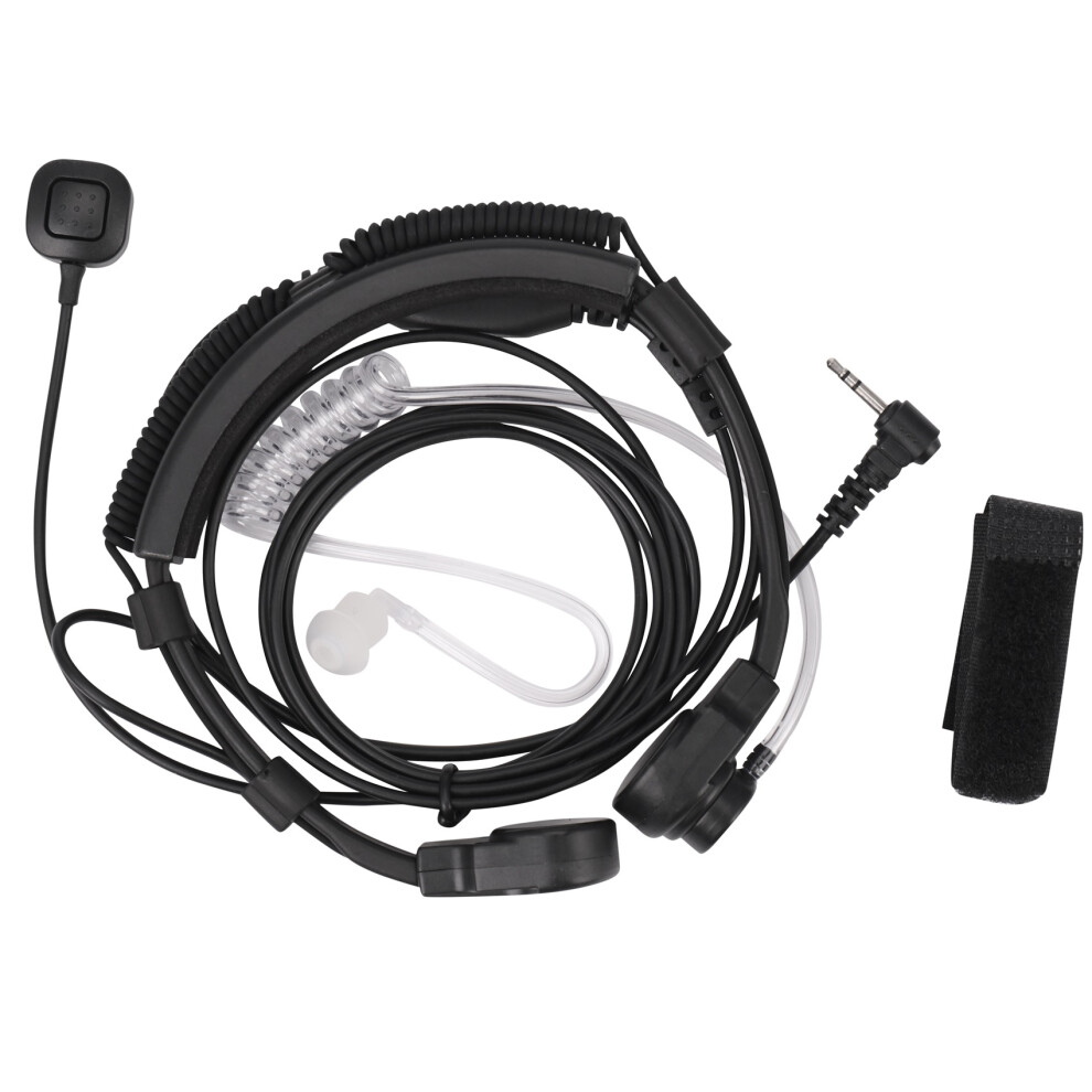 2.5Mm Throat Microphone Earpiece Headset Mic Ptt For Walkie Talkie Radio Tlkr T5 T80 T60 T6 T8 Talkabout Mr350r T6500 6032033410628