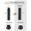 8 PeçAs Tubo de ExtensãO de Suporte de Microfone, Haste de ExtensãO de Microfone de 5/8 Polegadas FêMea A 5/8 Polegadas Masculino para Suportes de 7