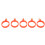 5 Pcs High Elastic Rubber Lua Rod Ring Hook Fishing Accessories 2