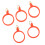 5 Pcs High Elastic Rubber Lua Rod Ring Hook Fishing Accessories 6