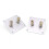 2X 2-Bit Audio Speaker Terminal Square Copper Binding Post Loudspeaker Box Wiring Terminal Board 80x80mm Accessories 5