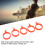 5 Pcs High Elastic Rubber Lua Rod Ring Hook Fishing Accessories 7