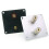 2X 2-Bit Audio Speaker Terminal Square Copper Binding Post Loudspeaker Box Wiring Terminal Board 80x80mm Accessories 2