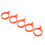 5 Pcs High Elastic Rubber Lua Rod Ring Hook Fishing Accessories 12