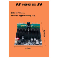 2X New ZK-2001 TPA3221 100WX2 Dual Channel Pure Rear Stage Digital Amplifier Board 200W AMP Mono Subwoofer Speaker