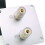 2X 2-Bit Audio Speaker Terminal Square Copper Binding Post Loudspeaker Box Wiring Terminal Board 80x80mm Accessories 6