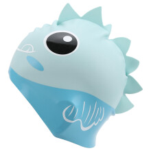 Kids Silicone Swim Cap Waterproof Bathing Caps with Adorable Animal Designs Premium Silicone Material for Boys Girls Ages 3-12