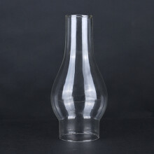 Chimney Transparent Glass Shade, Vintage Oil Lamp Chimney, Kerosene Lamp Shade for Traditional Oil Lamps, Hand Blown Glass Hurricane Lamp Glass with