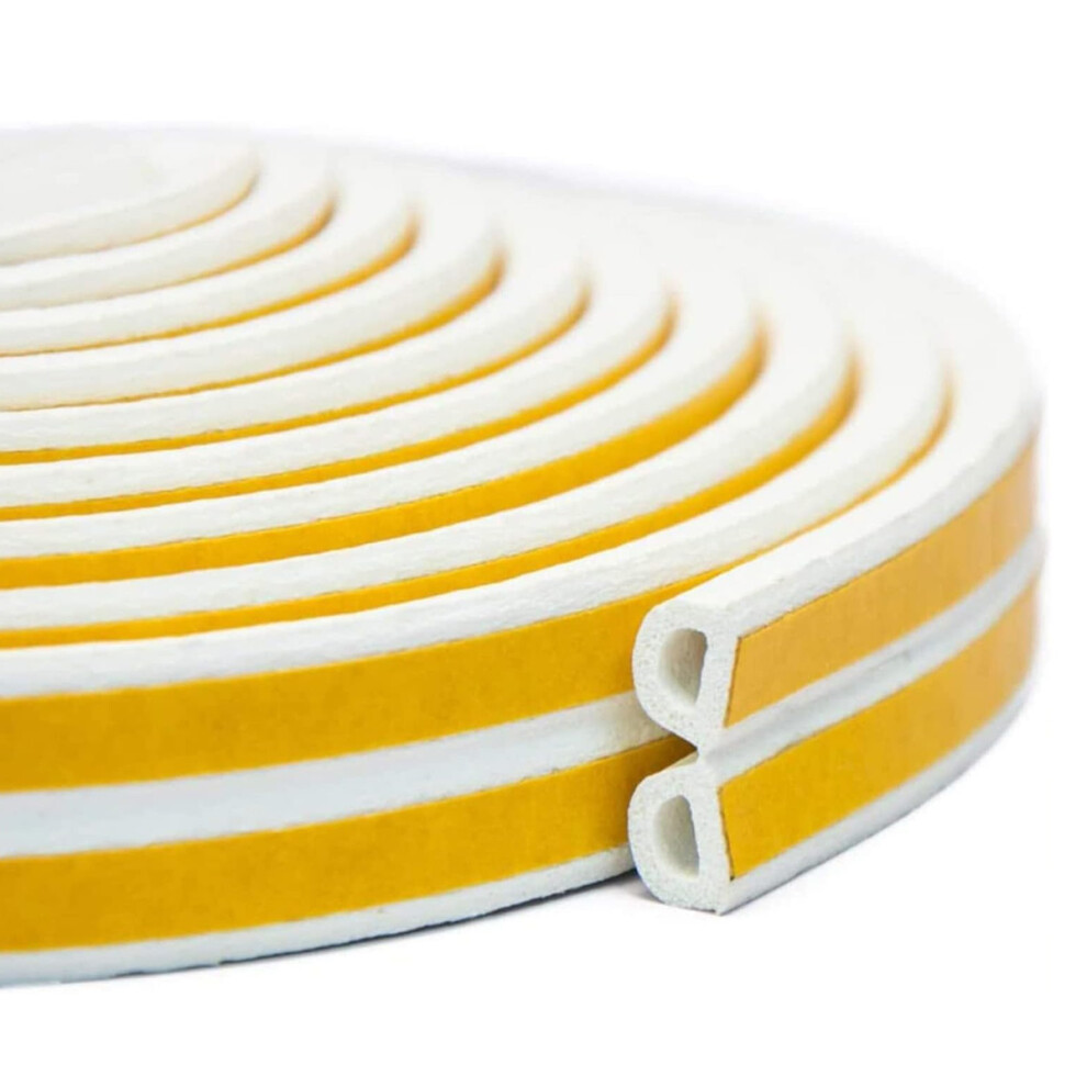 Soundproof Seal Strip For Window Gaps, Waterproof Non-Degumming Foam Tape With Adjustable & Flexible Design, Self-Adhesive Weather Stripping For Home 9009791700893