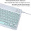 Wireless Bluetooth Keyboard and Mouse Combo, Bluetooth Connection with High Precision, Long-term use, Less Noise & Responsive Typing for Android iOS 4