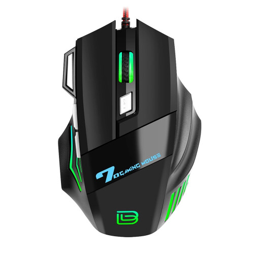 RGB Wired Gaming Mouse G5 7 Buttons Ergonomic & Adjustable Speed for Desktop PC 2