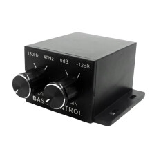 Universal Car Audio Amplifier Bass RCA Level Remote Volume Control Knob Auto Power Amplifier for Most of the Cars