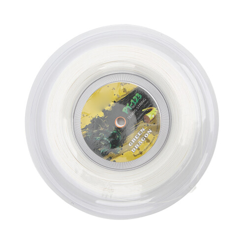 200m Polyester Tennis String 1.25mm Rigid Racquet Wire for Training White 2