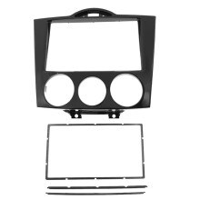 Fascia de Radio EstéReo para AutomóVil 2Din para RX-8 RX8 2003-2008 Tablero de Instrumentos Reproductor de DVD de Video Marco de Panel Ajuste de