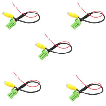 5X Car Rear View Camera RCA Video Reverse Camera Convert Cable Adapter for Vitara Swift Sx4