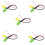 5X Car Rear View Camera RCA Video Reverse Camera Convert Cable Adapter for  Vitara Swift Sx4 1
