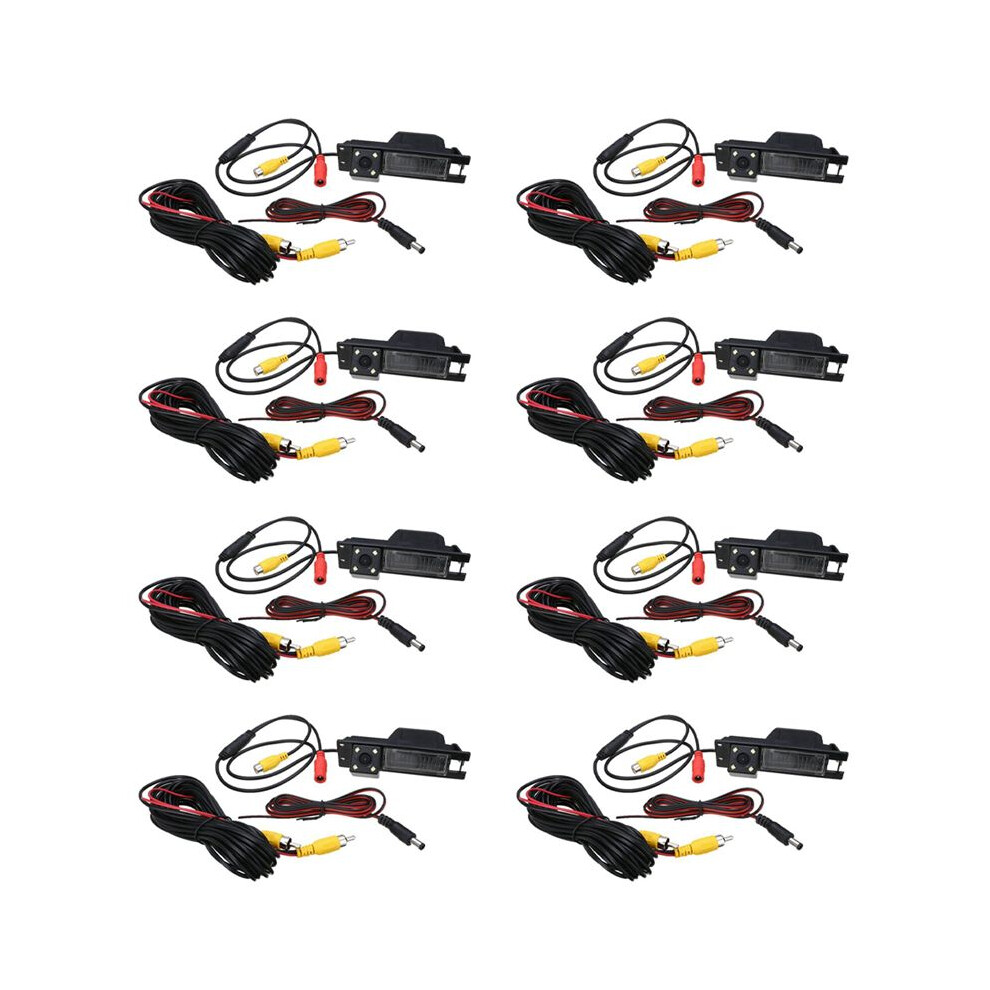 8X Car Hd 4Led Rear View Backup Camera Reverse Camera For Astra H J Corsa Meriva Zafira Insignia Regal Light 6033245235382