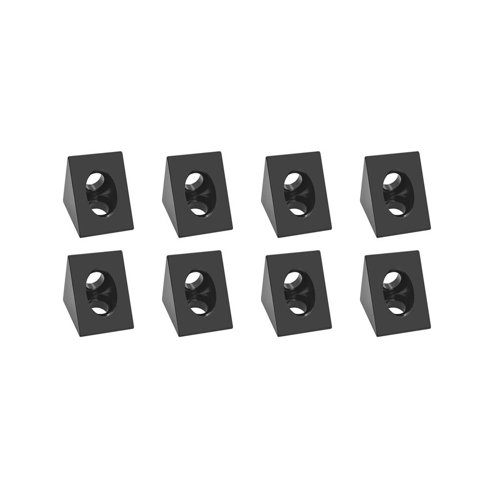 90 Degree Angle Bracket Connector For Cnc & 3D Printer Diy V-Slot Black Corner For 2020 Aluminum Profile 8Pcs 6032982802772