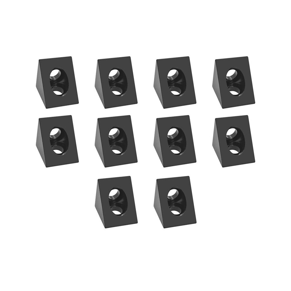 90 Degree Angle Bracket Connector For Cnc & 3D Printer Diy V-Slot Black Corner For 2020 Aluminum Profile 10Pcs 6032982851343