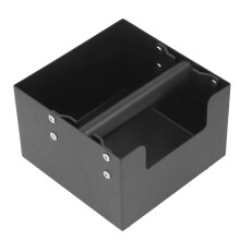 Box per scarti del caffè con cassetto piccolo nero inox