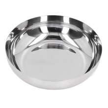 Durable Steel Supply Lines High-Quality Steel Bowls Stainless Steel Tableware Polished Finish Kitchenware Stackable Serving Utensils for Everyday